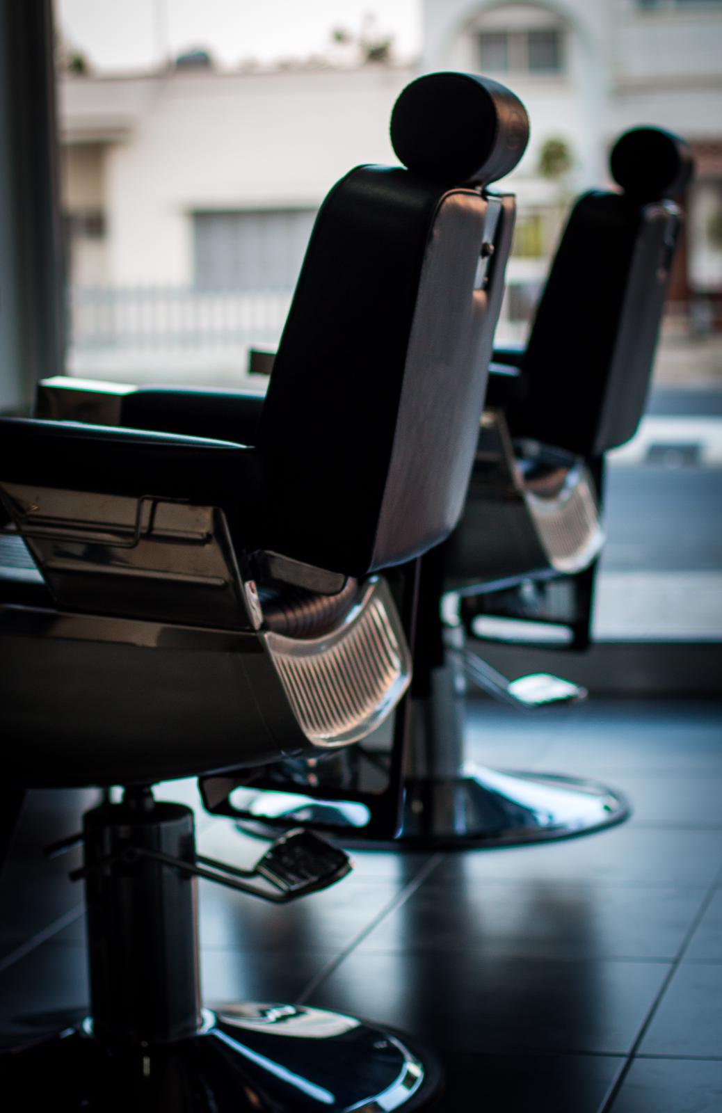 Barber chairs at The Grooming Lounge Larnaka