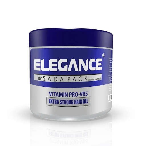 Elegance Extra Strong Hold Hair Gel with Vitamin Pro-VB5