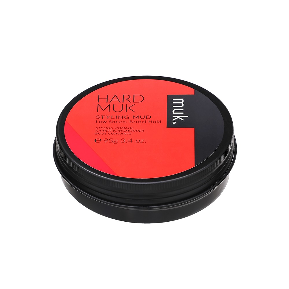 MUK Hard Styling Mud — low sheen brutal hold hair product
